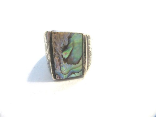 Antiker silberring mit - silberring,