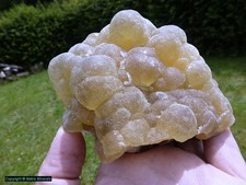 Gelber Kugeliger Fluorit von Xinyang, Henan, China