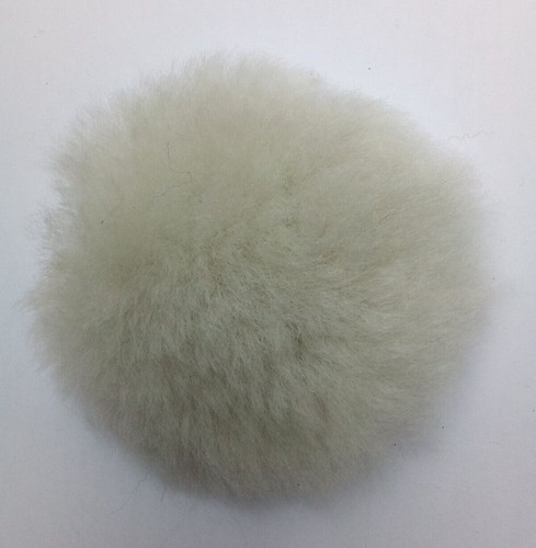 Weiss lammfell ersatz pad für - weiss,