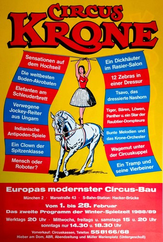 Plakat circus krone - plakat, 2