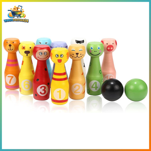 Kegelspiel teilig mit 2 - kegelspiel,