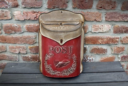 Nostalgie briefkasten bordeaux - briefkasten,