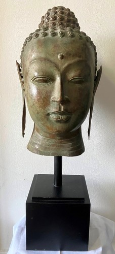 Antike große buddha büste - antike,