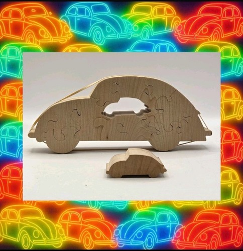 Holzpuzzle form käfer - holzpuzzle,