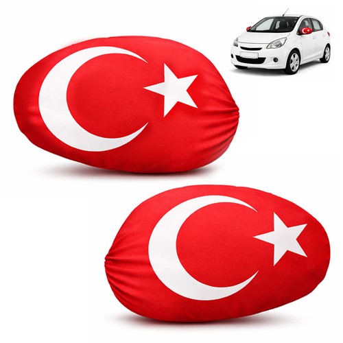 Türkei spiegelfahne 2er set - türkei,