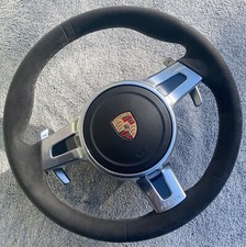 Porsche 991 981 GT3 lenkrad SportsDesign steering wheel Sport Chrono Alcantara