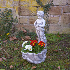 Pflanzschale Junge Statue