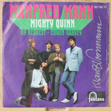 Klaus Voormann Orig Autogramm signiert 7" vinyl Manfred Mann Beatles RAR single