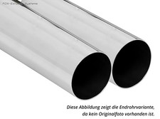 Edelstahl sportauspuff kat - edelstahl, ab