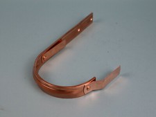 Rinneneisen Kupfer MASSIV, Größen zur Auswahl, Rinnenhalter, Rinnenträger