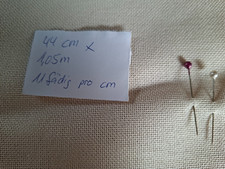 Stoff zum sticken - ,, beige,