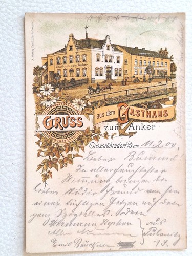 Grossröhrsdorf litho zum - litho, ak,