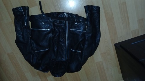 Lederjacke bikerstyle damen - lederjacke,,