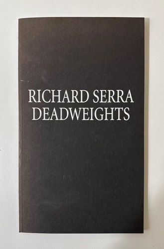 Richard serra deadweights - richard,