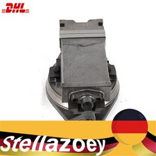 5" CNC 2-Achsen Präzision Maschinenschraubstock Kippbar Schwenkbar Drehbar 125mm