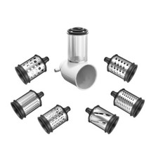 KitchenAid Gemüseschneider Komplettset mit 6 Trommeln 5KSMVSA + 5KSMEMVSC (Neu)