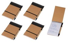 5x Schreibset / Kugelschreiber und Spiral-Notizbuch mit "To do Liste" / ca. A6