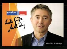 Matthias Schliesing MDR Autogrammkarte Original Signiert ##BC 216346
