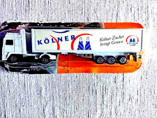 Kölner Zucker Mini-Truck 064 LKW Auflieger ca.18 cm Werbung ..bringt Genuss Köln