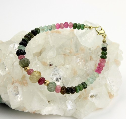 Exklusive turmalin armband - turmalin,