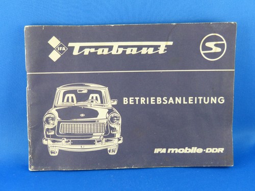 Betriebsanleitung trabant 601 - trabant,