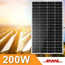 200w monokristallin solarpanel - monokristallin,