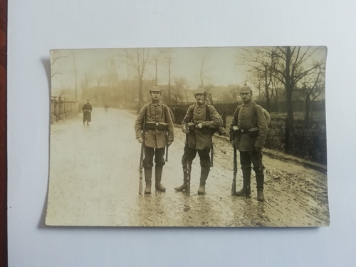 Fotokarte gruppenfoto - fotokarte, 1.wk