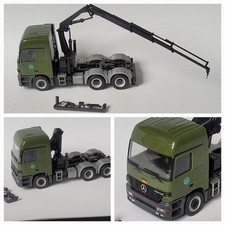 Actros Bundeswehr ISAF Auslandseinsatz Ladekran Heckabstützung 3a Zugmaschine