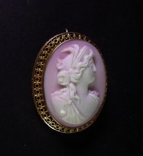 alte Gemme / Muschel Kamee  -