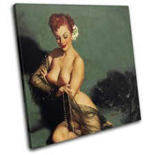 Vintage Mädchen Poster Retro