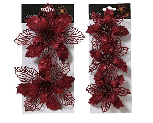 Weihnachtsstern blüten - 5,
