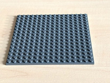 Lego 91405 Bau Platte 16x16 Dark Bluish Gray / dunkelgrau beidseitig bebaubar
