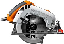 WORX WX425 Handkreissäge 1200W - zum Sägen von Holz Aluminium & Stahl - Einstell