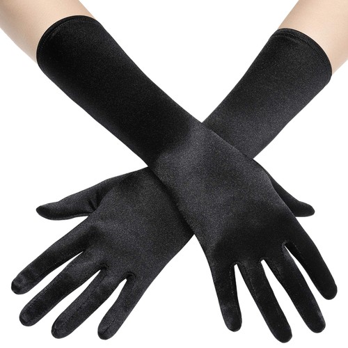 Damen handschuhe satin - handschuhe, retro