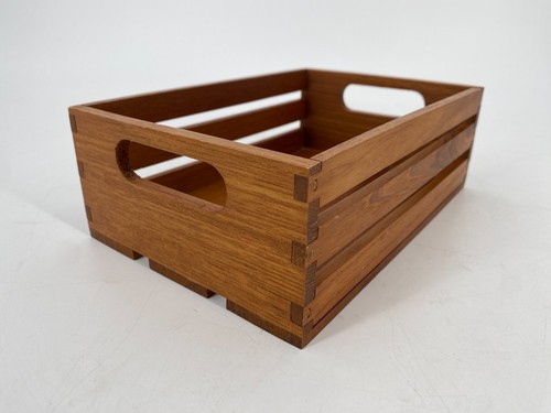Tablett kiste teak - tablett, holz