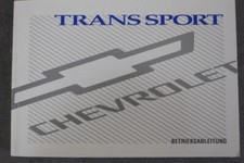 Chevrolet Trans Sport  - Betriebshandbuch "1998"  Bedienungsanleitung - Handbuch