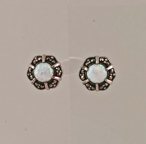 Silber ohrringe opal - silber-ohrringe,