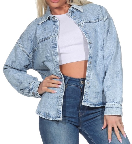 Vero moda damen - vero, jeanshemd