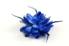 Haargummi Haarklammer Haarspange Brosche Blume Feder Perlen Haarschmuck A404