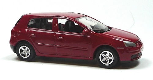 Golf modellauto dunkelrot - vw,