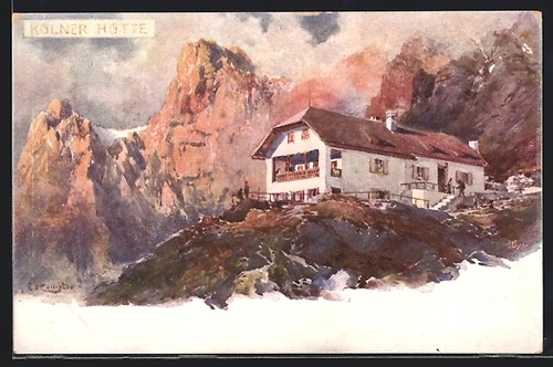 Künstler edward theodore - künstler-ak,
