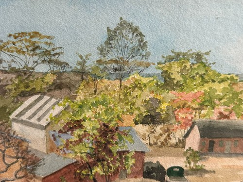Aquarell landschaft sehr - aquarell,
