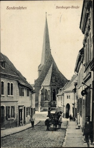 Sandersleben anhalt - ak,