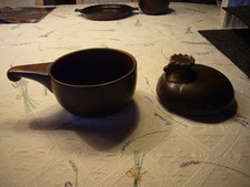 KATENGESCHIRR MELITTA PORZELLANFABRIK FRIESLAND SUPPENTASSE MIT DECKEL HUHN