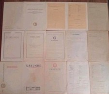 Konvolut alte DDR Urkunden  Schule  und Zeugnisse  alle blanko 