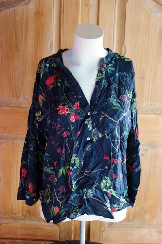 Zara bluse schwarz bunt - zara,