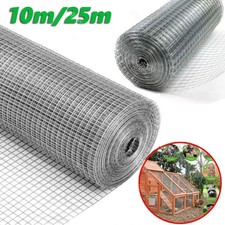 Maschendrahtzaun 25m Zaun Volierendraht Verzinkt Drahtgitter Sechseckgeflecht