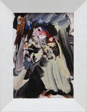 HEINO NAUJOKS 1937 Köln - 2025 München / Acryl signiert datiert 1988 /31cm*22cm