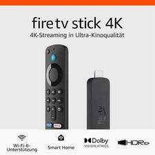Amazon Fire TV Stick 4K mit Unterstützung für Wi-Fi 6 wie Streaming in Dolby NEU