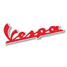 VESPA SCHRIFT ROT PVC AUFKLEBER (MBPVC065)